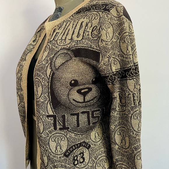 ❤️🔥RARE❤️🔥 Moschino Couture “Credit Card” Cardigan - Authentic Made in Italy - Picture 6 of 16
